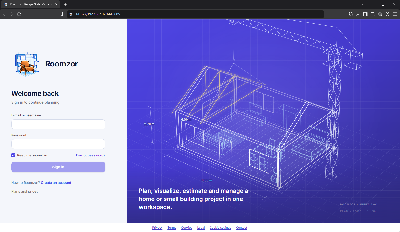 Roomzor - 2D és 3D tér- és lakberendezési tervező rendszer